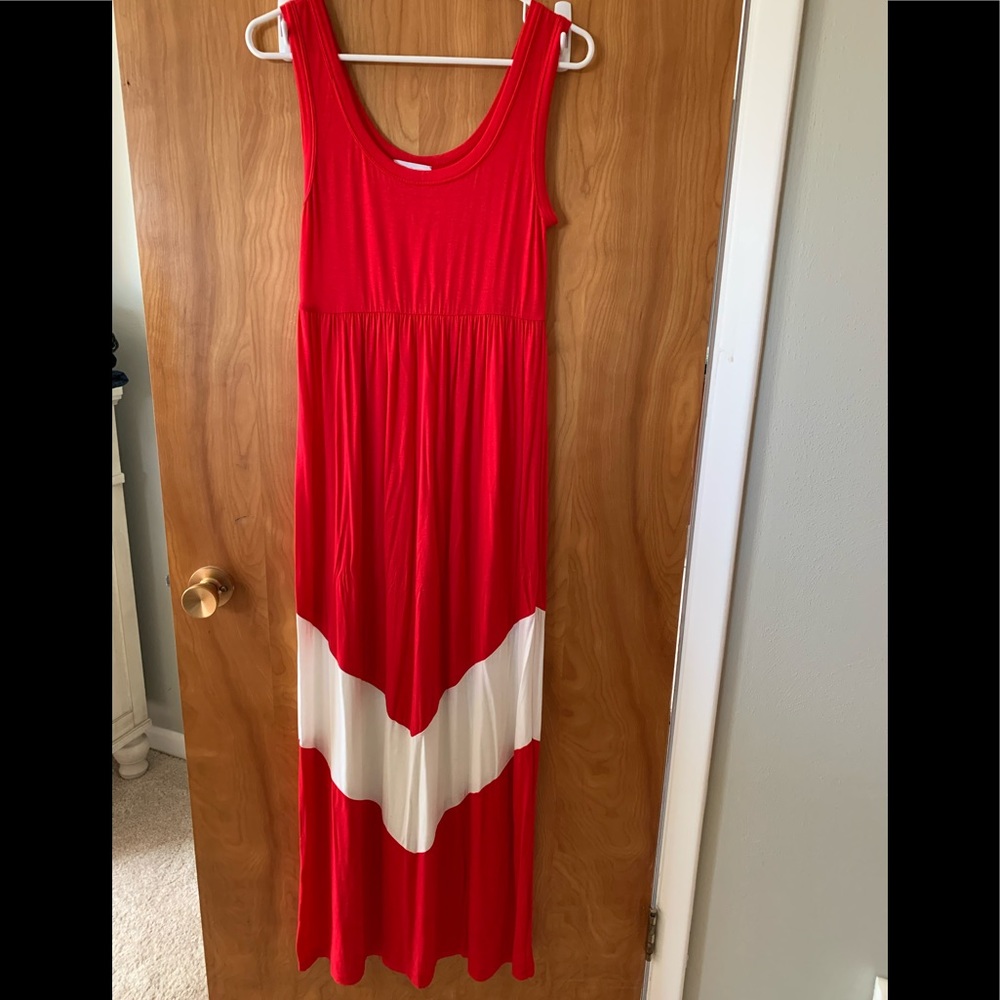 Coveted red maxi dress. Size small.